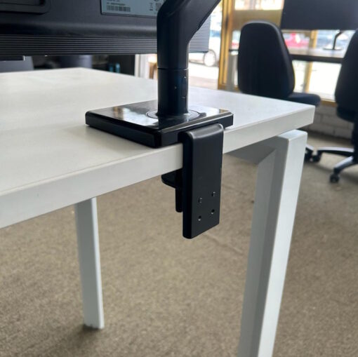 Monitor Stand Desk Mount with Samsung 27" 4K Ultra HD Black Monitor - SOLD - Image 5