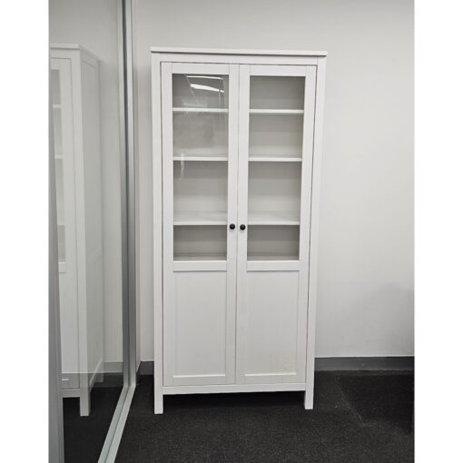 Glass Doors Cupboard - 890W x 370D x 1970H - SOLD - Image 2