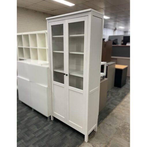 Glass Doors Cupboard - 890W x 370D x 1970H - SOLD - Image 3