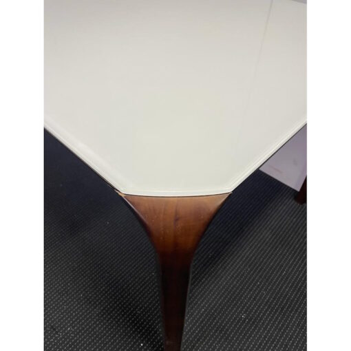 Tempered Glass Top Table with Wooden Legs - 1600 x 900 - SOLD - Image 6