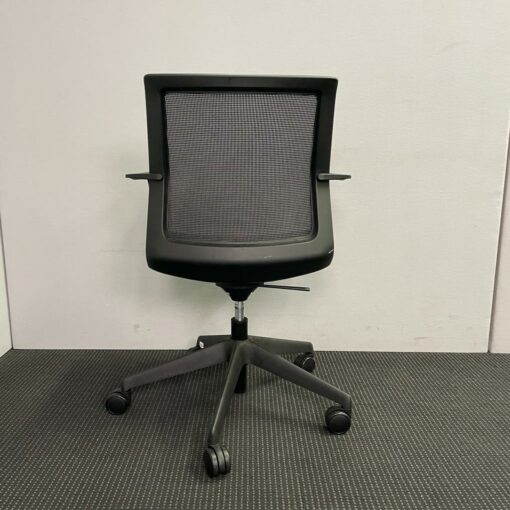 Mesh Back Black Office Chairs - SOLD - Image 4