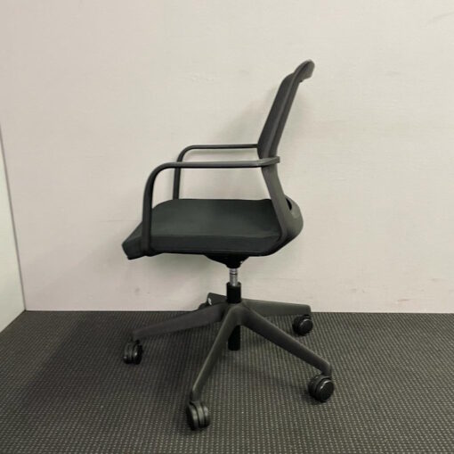 Mesh Back Black Office Chairs - SOLD - Image 3