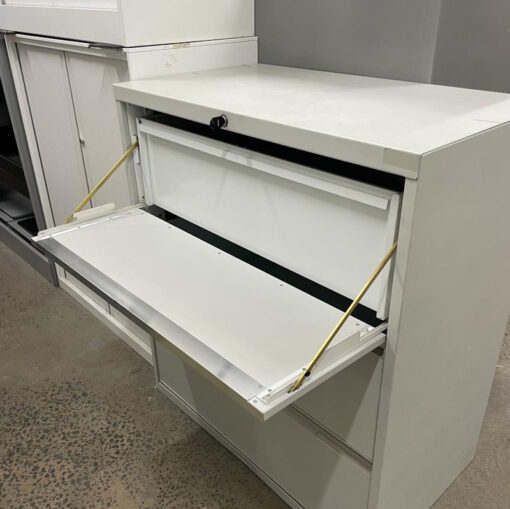 3 Drawer Lateral Filing Cabinet - SOLD - Image 4