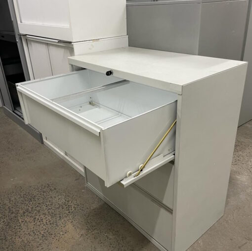 3 Drawer Lateral Filing Cabinet - SOLD - Image 3