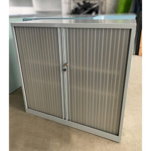 Tambour Door Cabinet - 1050W x 1000H x 500D - 1 available