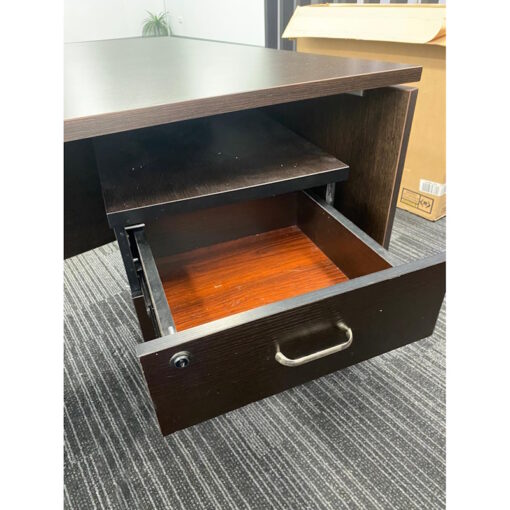 Executive Desk Curved Front - 2100 x 900 - SOLD - Image 4