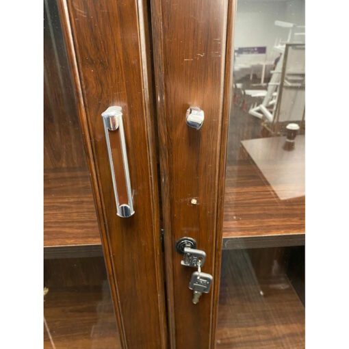 Glass Doors Cupboard - 1200W x 420D x 2000H - SOLD - Image 4