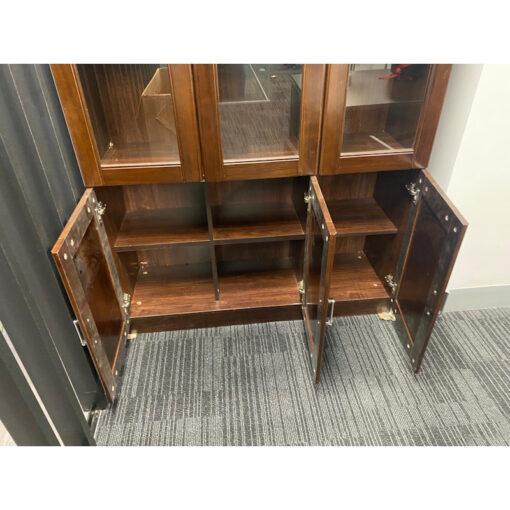 Glass Doors Cupboard - 1200W x 420D x 2000H - SOLD - Image 3