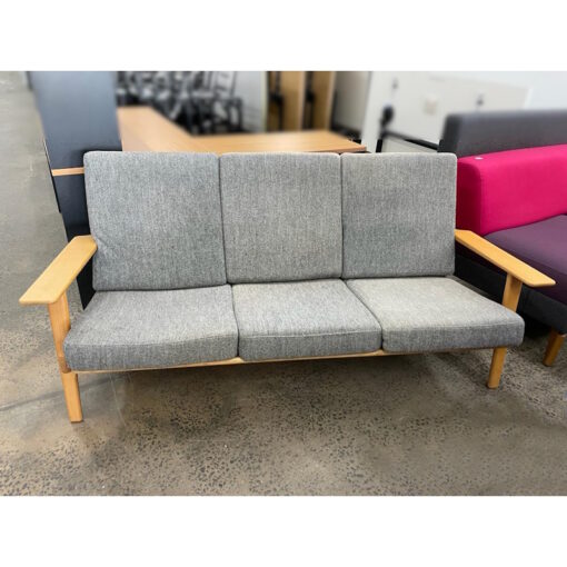 Set of 3-Seater Sofa & a Tub Chair - SOLD - Image 4