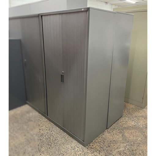 Tambour Door Cabinet - 900W x 1680H x 500D - SOLD - Image 2