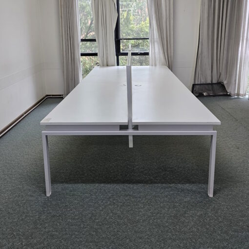 4 Person Desk with Partitions 3600 x 1500 - 2 available - Image 3