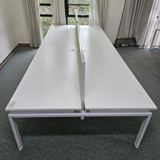 4 Person Desk with Partitions 3600 x 1500 - 2 available - Image 2