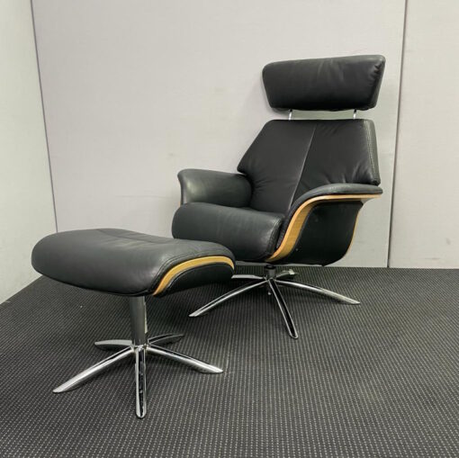 IMG Comfort Norway Space 57.57 Recliner & Ottoman - SOLD - Image 2