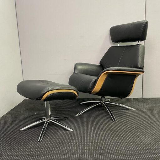 IMG Comfort Norway Space 57.57 Recliner & Ottoman - SOLD - Image 3