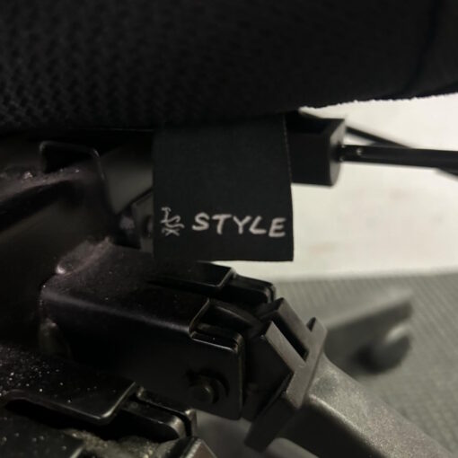 Mesh Back Black Office Chair by Style - SOLD - Image 6