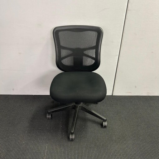 Mesh Back Black Office Chair by Style - SOLD - Image 3