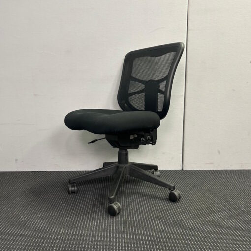 Mesh Back Black Office Chair by Style - SOLD - Image 2