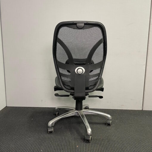 Mesh Black Office Chairs - SOLD - Image 4