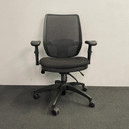 Mesh Back Black Office Chair - SOLD