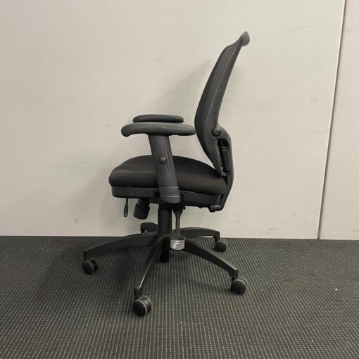 Mesh Back Black Office Chair - SOLD - Image 3