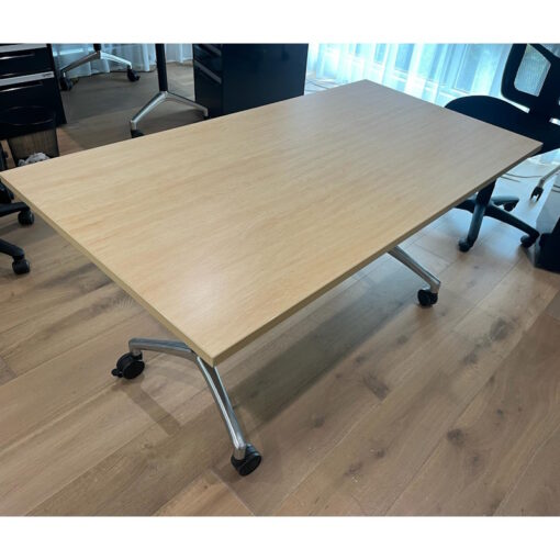 Flip Top Meeting Table - 1400 x 750 - SOLD - Image 3