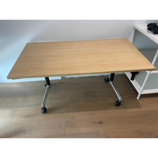 Flip Top Meeting Table - 1400 x 750 - SOLD - Image 2