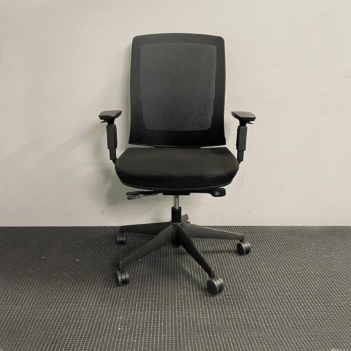 Mesh Back Black Office Chair - SOLD