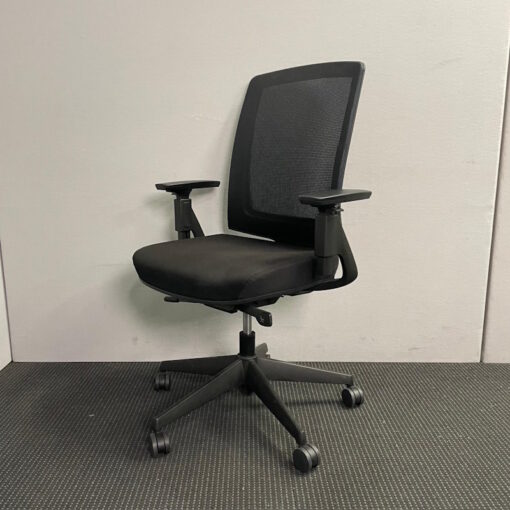 Mesh Back Black Office Chair - SOLD - Image 2