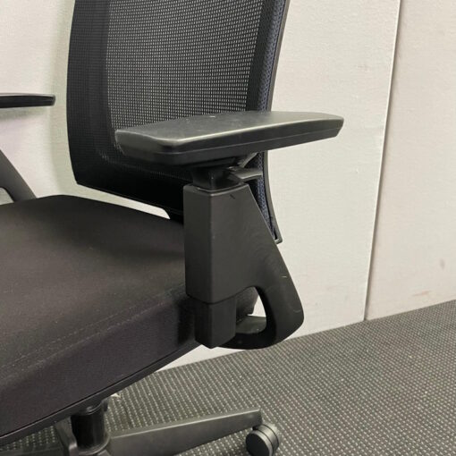 Mesh Back Black Office Chair - SOLD - Image 7