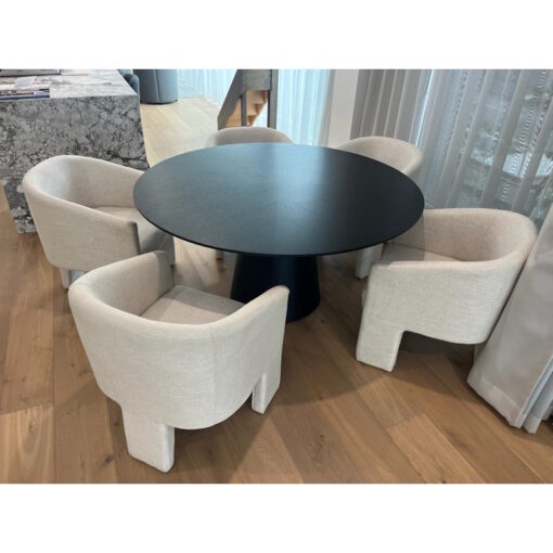 Classique Round Dining Tables Mocha Ash - 1500mm in Diameter - SOLD - Image 4