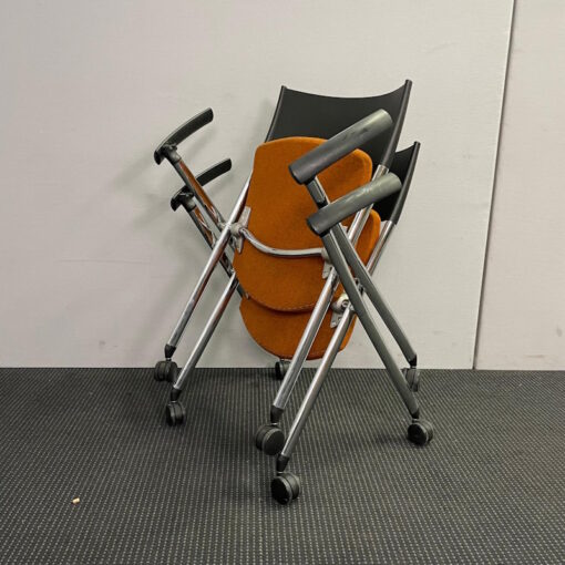 Stackable Chair With Castors Training/Conference Chair - 23 available - Image 2