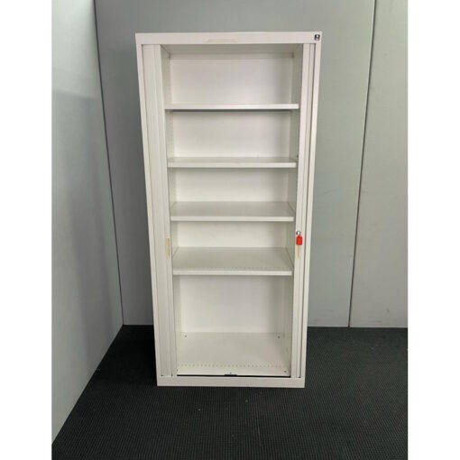 Tambour Door Cabinet – 900W x 1980H x 500D - SOLD - Image 3
