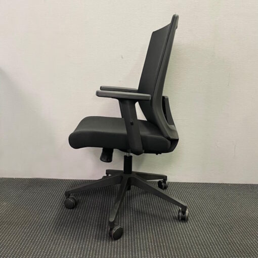 Mesh Back Black Office Chairs - SOLD - Image 3