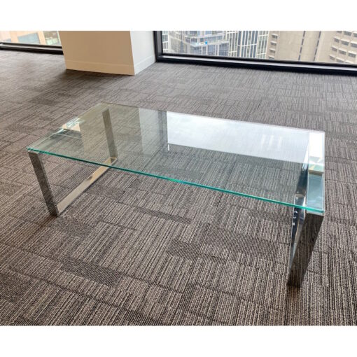 Glass Top Coffee Table - SOLD