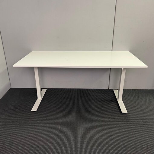 Manual Height Adjustable Desk Ikea 1600 x 800 - SOLD - Image 4