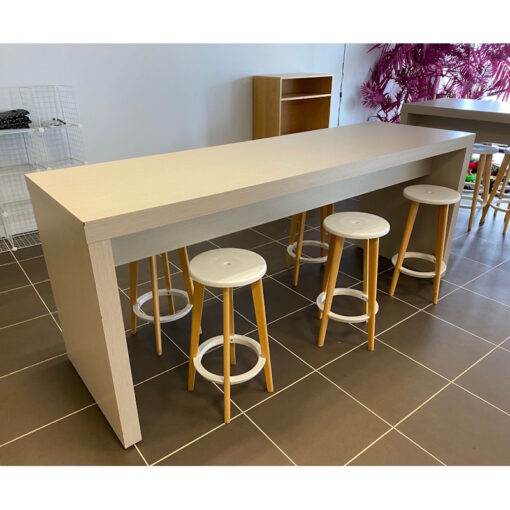 High Bench / Breakout Room Table - 2400W x 750D x 1000H - SOLD