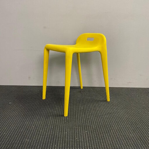 Armless Plastic Stacking Dining Side Horse Stackable Chair - 38 available - Image 2