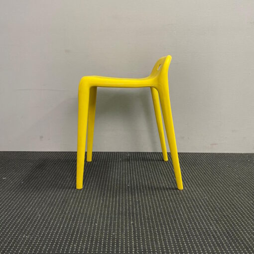 Armless Plastic Stacking Dining Side Horse Stackable Chair - 38 available - Image 3