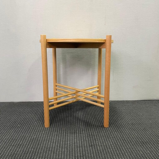 Round Wooden Coffee/Side Table 500D - SOLD - Image 3