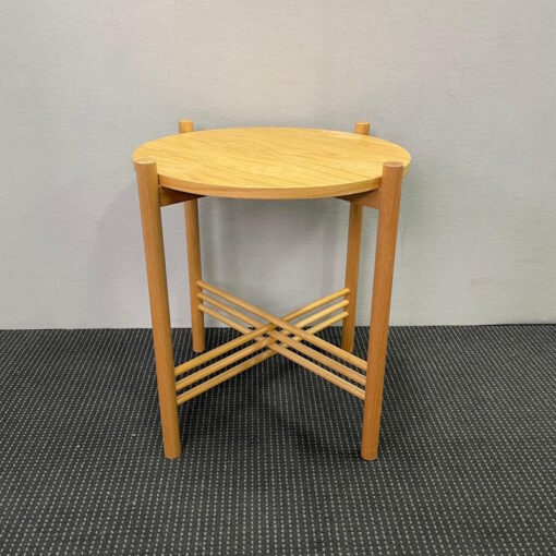 Round Wooden Coffee/Side Table 500D - SOLD