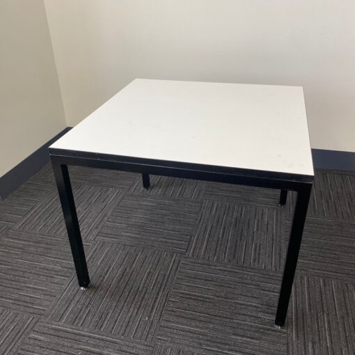 Square Steel Legs Table 900 x 900 - 2 available - Image 2