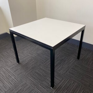 Square Steel Legs Table 900 x 900 - 2 available