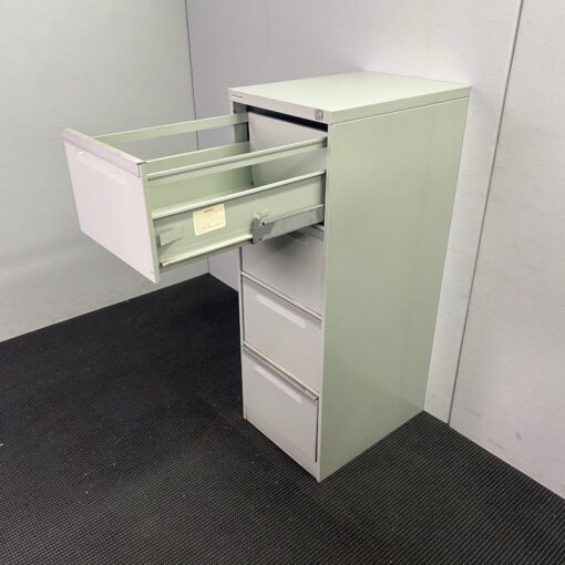 4 Drawer Filing Cabinet Hi-Strength - SOLD - Image 4