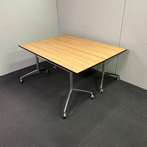 Flip Top Meeting Table - 1600 x 620 - SOLD - Image 9