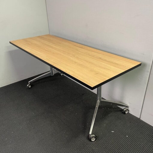 Flip Top Meeting Table - 1600 x 620 - SOLD - Image 4