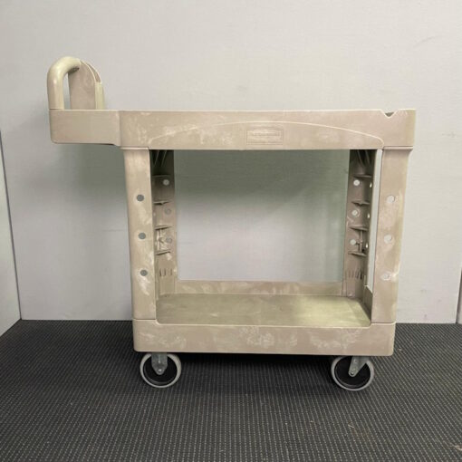 Rubbermaid Heavy Duty Two Shelf Utility Carts - SOLD - Image 4