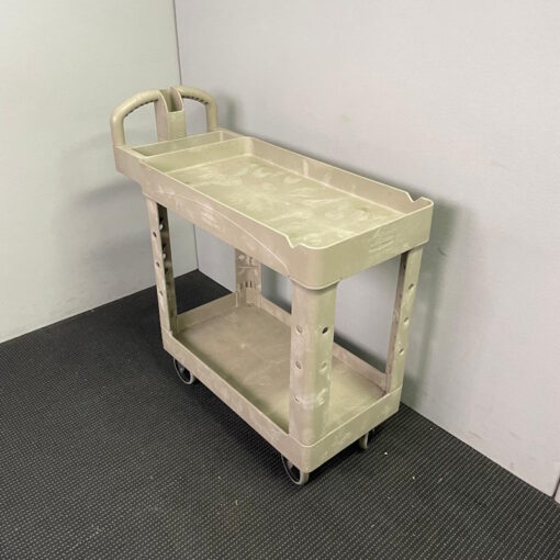 Rubbermaid Heavy Duty Two Shelf Utility Carts - SOLD - Image 2