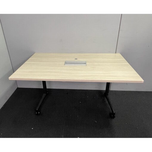 Flip Top Meeting Table - 1400 x 900 - SOLD - Image 3
