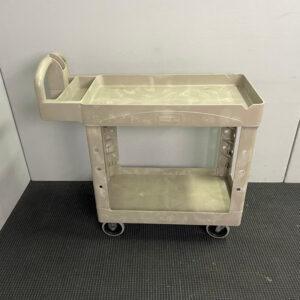 Rubbermaid Heavy Duty Two Shelf Utility Cart - 1 available