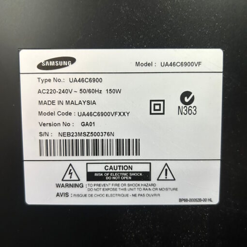 Samsung 46" UA46C6900 Full HD Internet LED-LCD TV - SOLD - Image 7